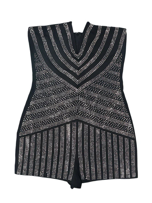 Dam Jumpsuit Elegant med Glittrande Detaljer Polyester-1