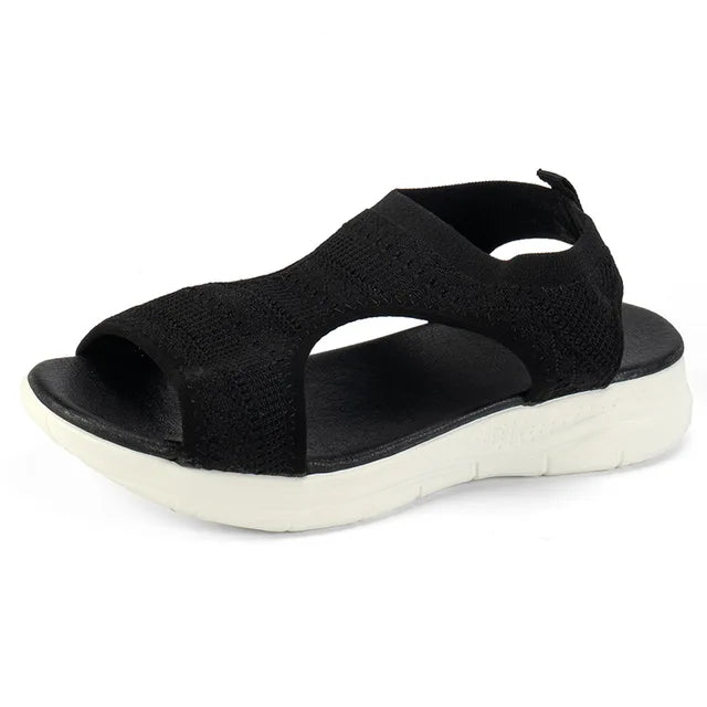 Variant image for Dam Sandaler Öppen Tå Mesh Sommar för Komfort och Stil-9