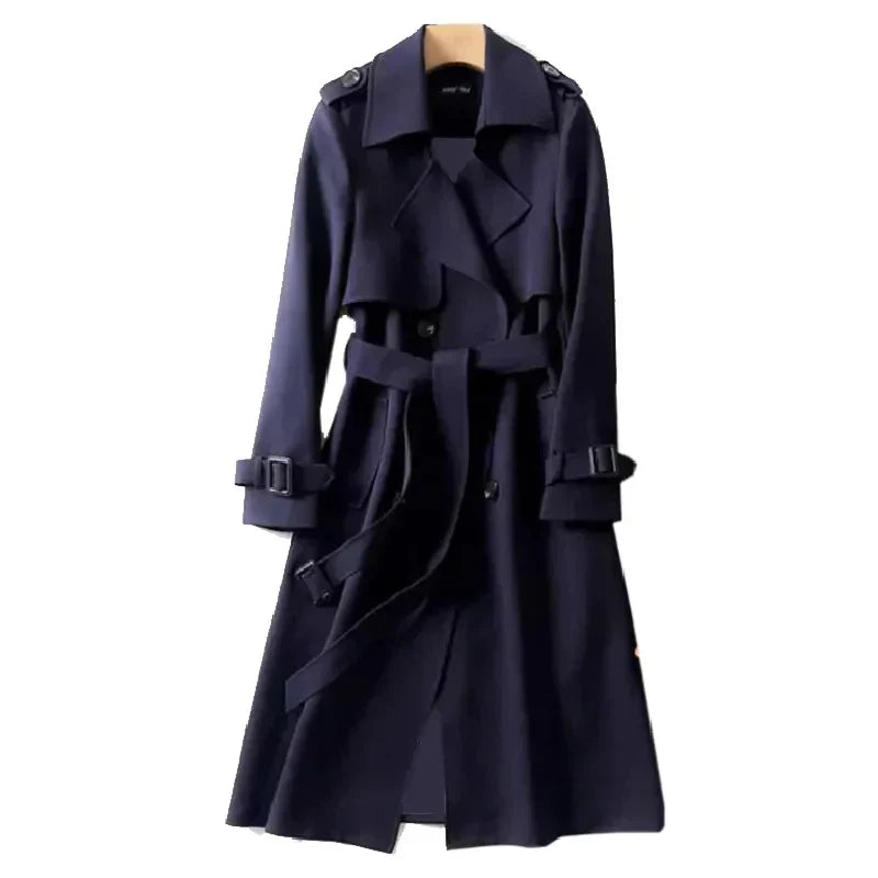 Elegant Vårrock för Dam i Polyester – Tidlös Design, Normal Passform, Perfekt för Alla Tillfällen 5