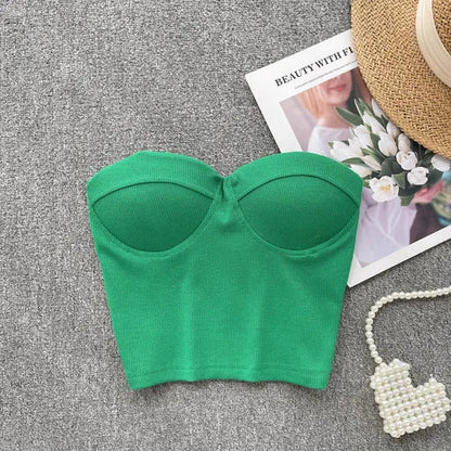 Variant image for Festtoppar Dam Bustier Kort Akryl med Blomma-9