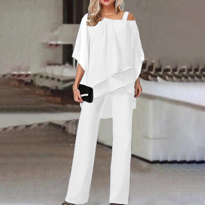 Dam Tvådelat Set Elegant Polyester 6