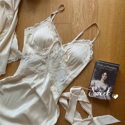 Variant image for Dam Nattklänning A-linjeformad V-ringad Silke Polyester-1