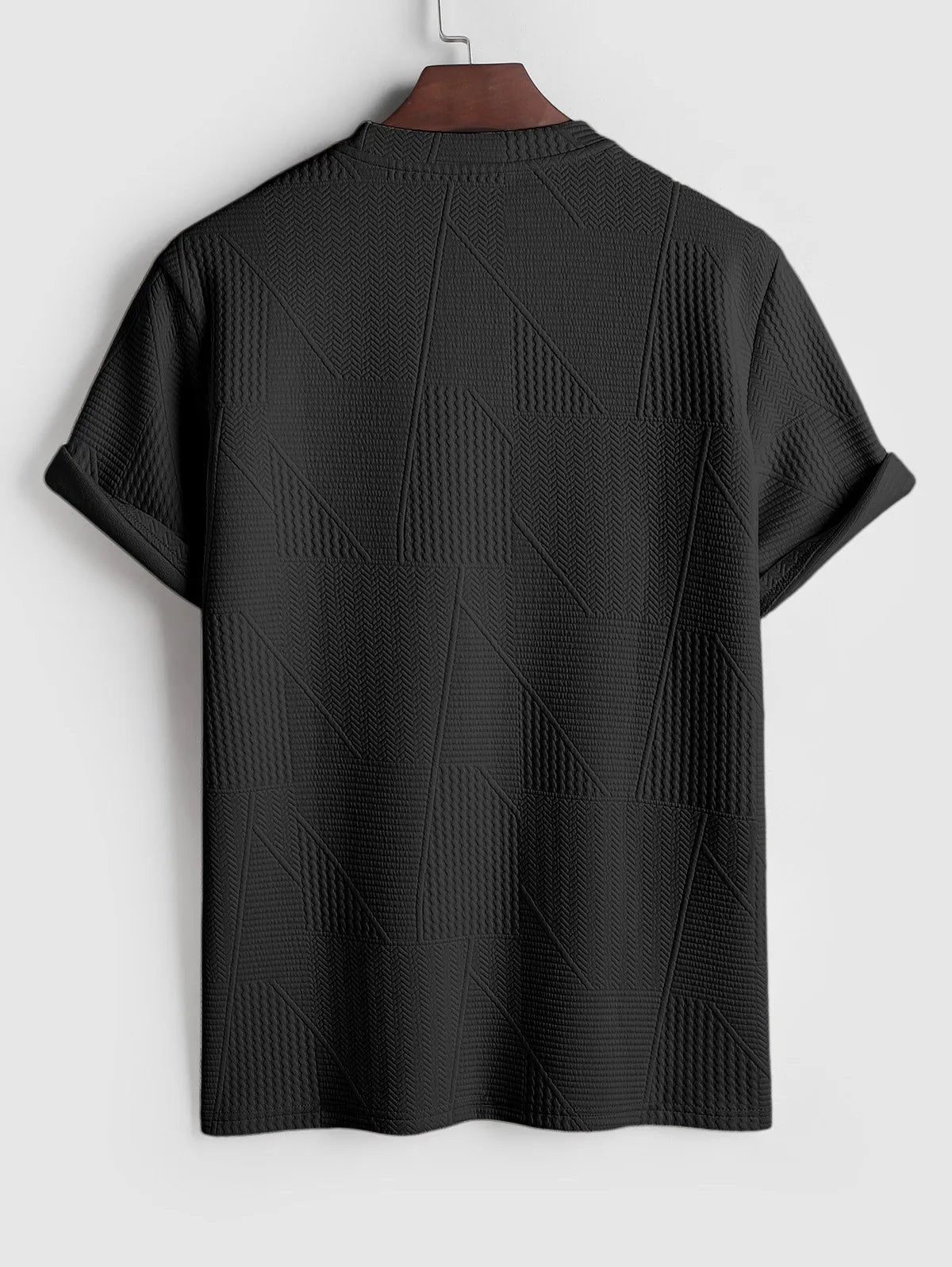 Tvådelat Set Dam Texturmönster Polyester Normal Passform-2