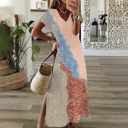 Variant image for Kvinna Lätt Klänning Minimalistisk 100% Bomull-87