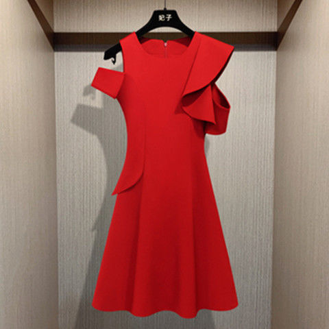 Variant image for Herr Miniklänning A-line Monokrom Polyester-5