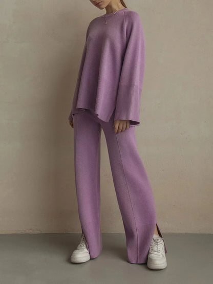 Variant image for Dam Vinterpullover Set Mjuk Akryl Trendig Design-1