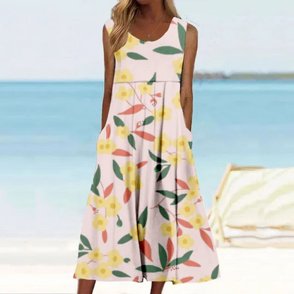 Variant image for Kvinnors Avslappnad Klänning Polyester Elegant Design-3