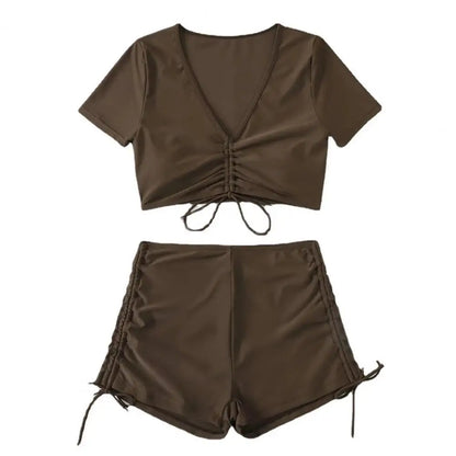 Dam Kort Set Monokrom Nylon-3