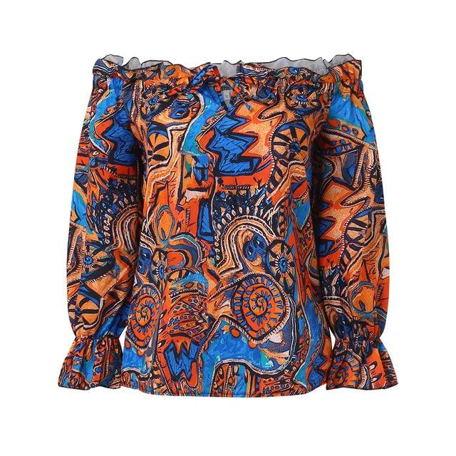 Dam Festtopp Lätt Designad 100% Bomull-6