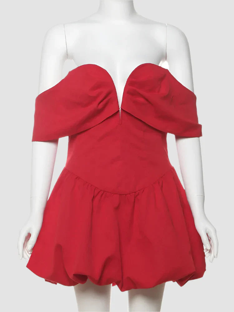 Dam Miniklänning Modern Polyester Spandex-1