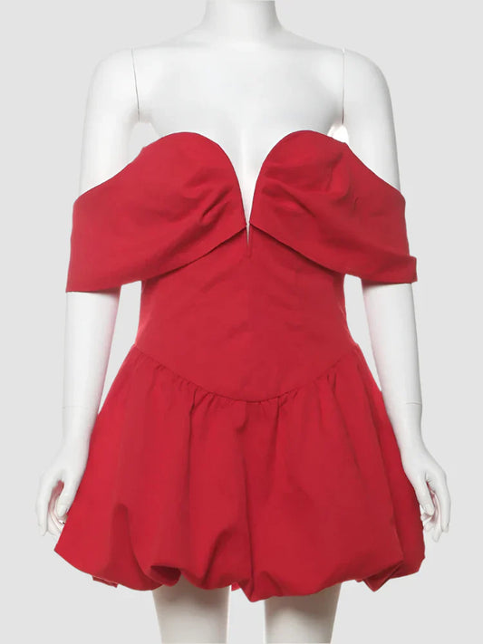 Dam Miniklänning Modern Polyester Spandex-1