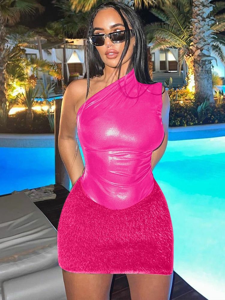 Kvinnors Aftonklänning Två-delad med Minikjol Högkvalitativt Material 11