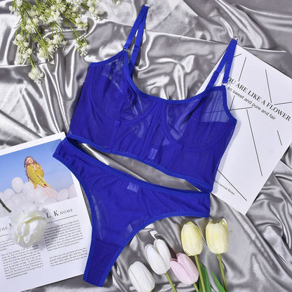 Variant image for Dam BH Set Djurmönster Polyester Spandex-5