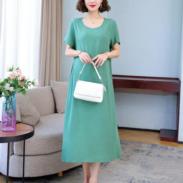 Variant image for Kvinnors Klänning Luftig Mjuk Polyester-8