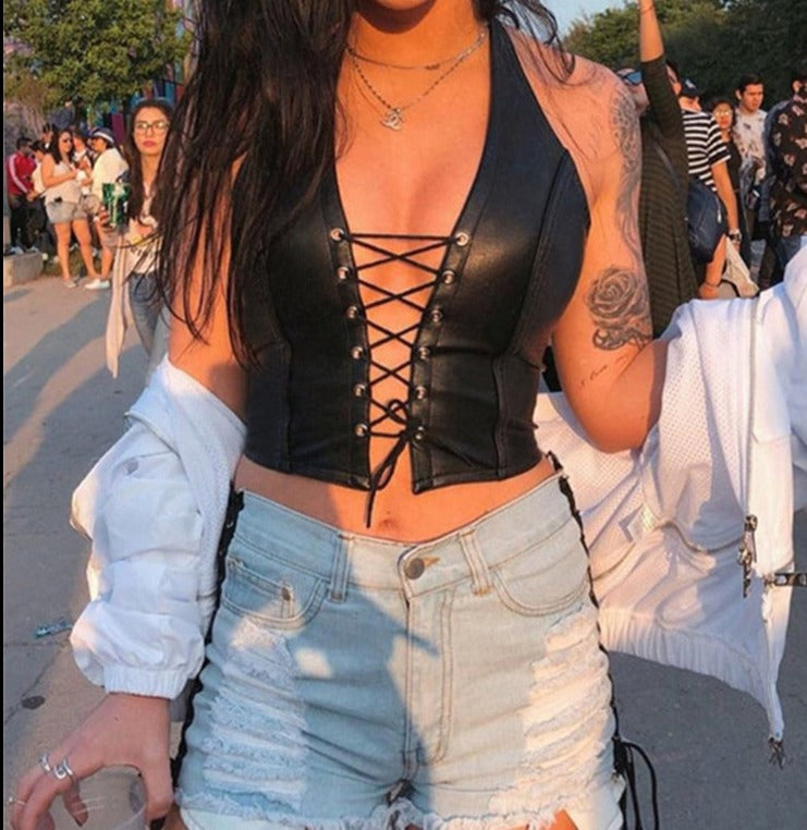 Dam Topp Elegant Högkvalitativt Tyg-1