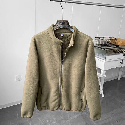 Herr Fleecejacka Ståkrage Vattenavvisande Fleece-2