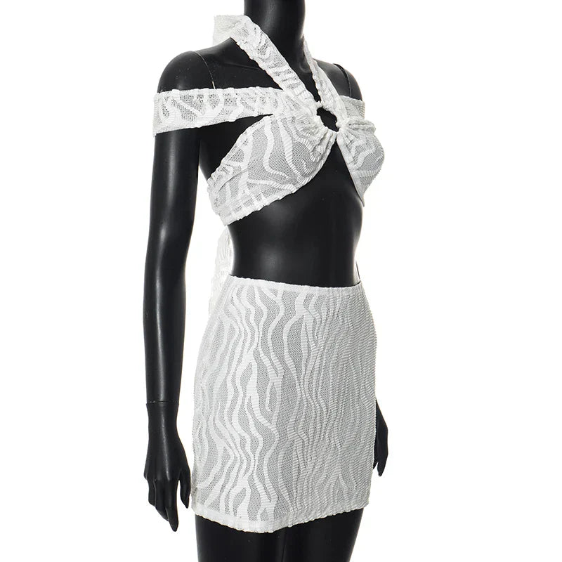 Dam Rock Set Spetsdetaljer Bomull Polyester-6