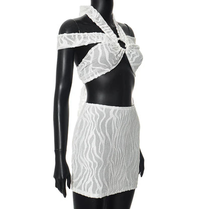 Dam Rock Set Spetsdetaljer Bomull Polyester-6