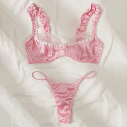 Dam BH-set Mjuk Polyester och Bomull 8