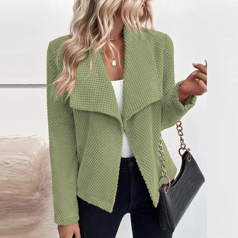 Dam Övergångsjacka Enkel Design Polyester-4