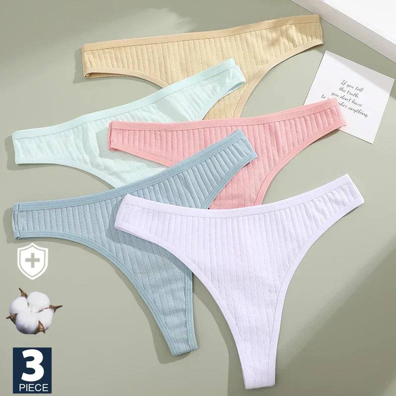 Dam Tanga Set Monokrom Bomull Spandex-6