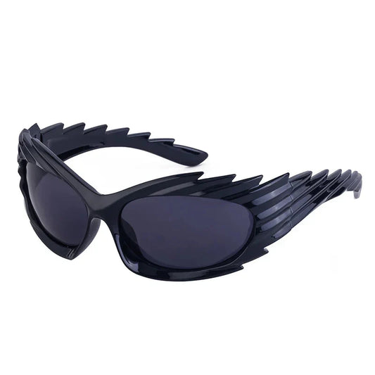 Unisex Solglasögon Punkstil Reflekterande Polykarbonat-1