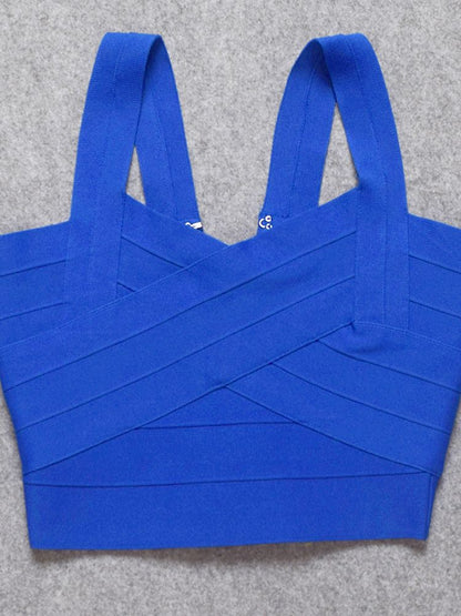 Dam Crop Top Justerbar Spandex-6