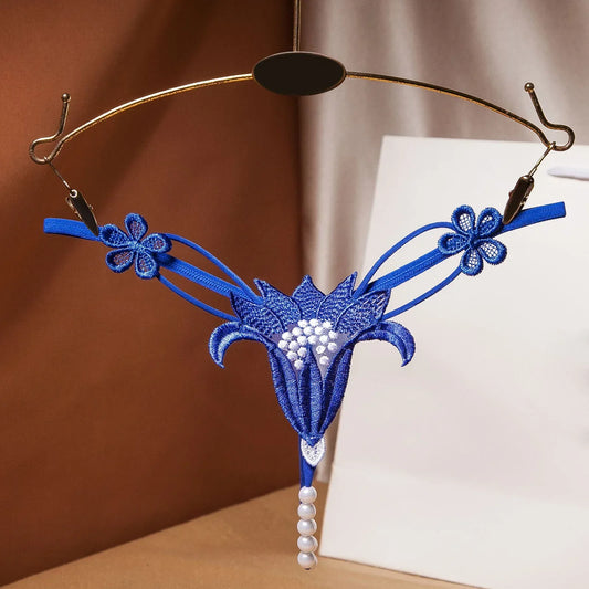 Dam G-sträng med Konstnärliga Detaljer Polyester-1