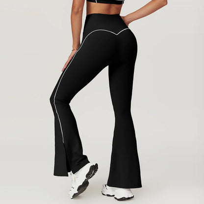 Dam Leggings Hög Midja Sportig Nylon Spandex-4
