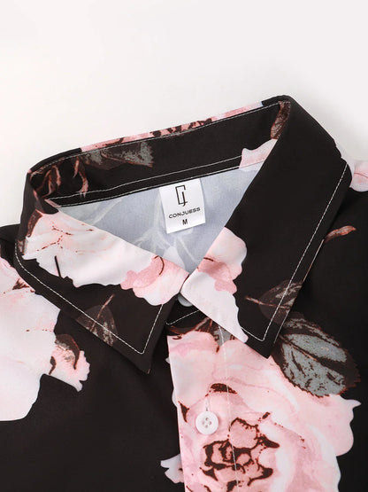 Tvådelat Set Dam Normal Passform Polyester för Sommarens Olika Tillfällen-3
