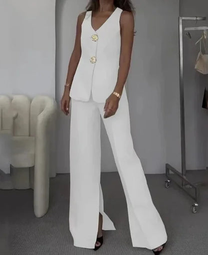 Variant image for Dam Byxor Med Resår I Midjan Snygga Hållbart Material-11