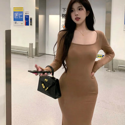 Dam Maxiklänning A-linjeformad Polyester Fullängd Elegant-6