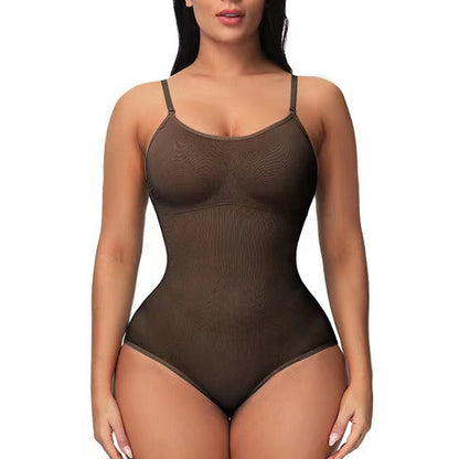 Dam Bodysuit Djup Halsringning Andningsbart Material 7