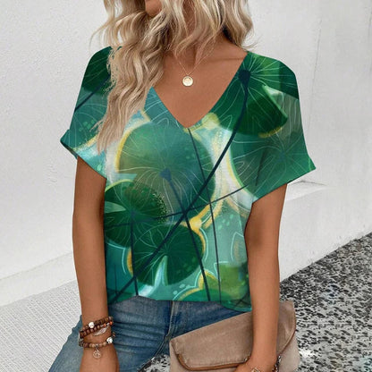 Variant image for Kvinnors Kort Blus Justerbar Ventilerad Bomull-7