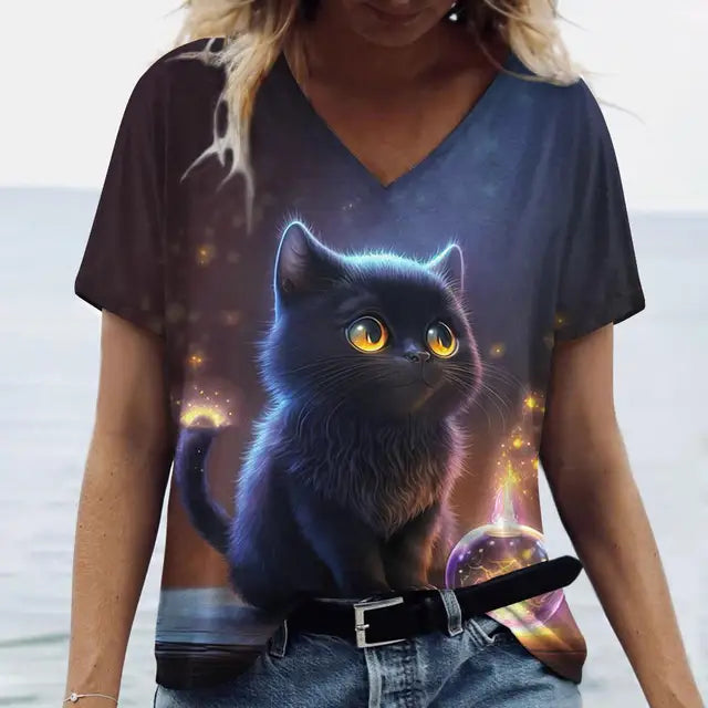 Variant image for Dam Kort Klänning Klassisk Design 100% Bomull-46