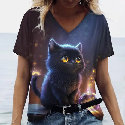 Variant image for Dam Kort Klänning Klassisk Design 100% Bomull-46