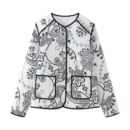 Damjacka Mjuk Avslappnad Polyester för Damer 1