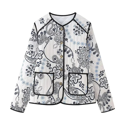 Damjacka Mjuk Avslappnad Polyester för Damer 1