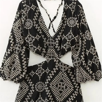 Dam Midi Klänning A-linje V-ringning Polyester för Fina Tillfällen-4