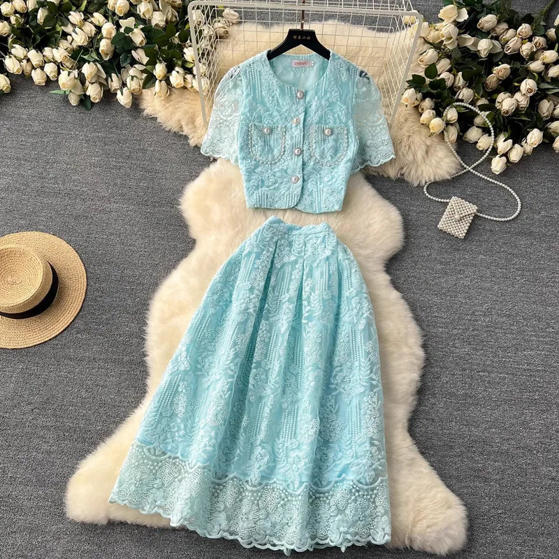 Variant image for Damklänning Puffärmar A-Line Bomull-16