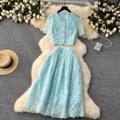 Variant image for Damklänning Puffärmar A-Line Bomull-16