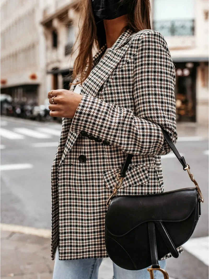 Herrar Blazer Klassisk Passform Polyester Tidlös Stil-2