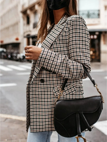 Herrar Blazer Klassisk Passform Polyester Tidlös Stil-2