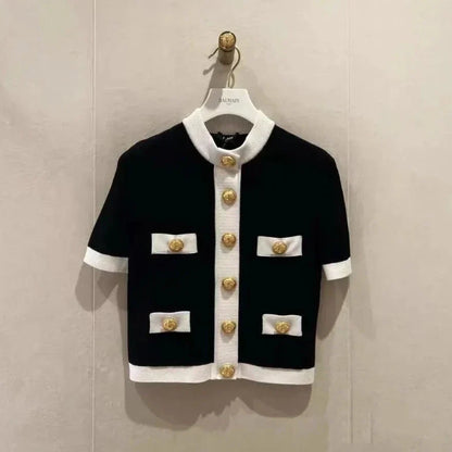 Dam Vintage Kofta Retro Stickad 100% Akryl 1