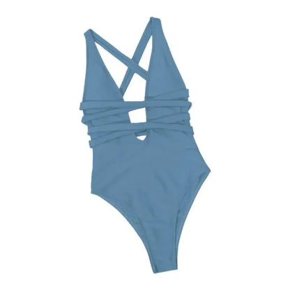 Dam Högskuren Klädsel Snörning Nylon Elastan-5