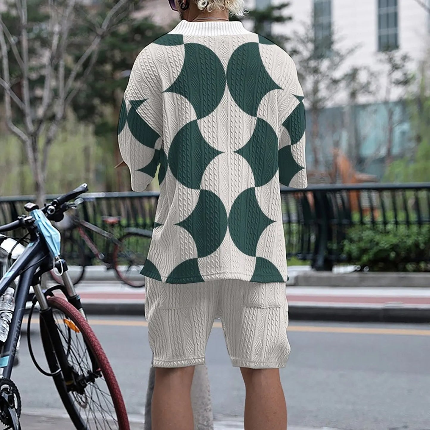 Dam Tvådelad Set Normal Passform Bomull-2