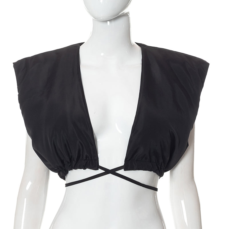 Variant image for Dam Tränings Topp Ärmlös Polyester Snygg och Bekväm-1