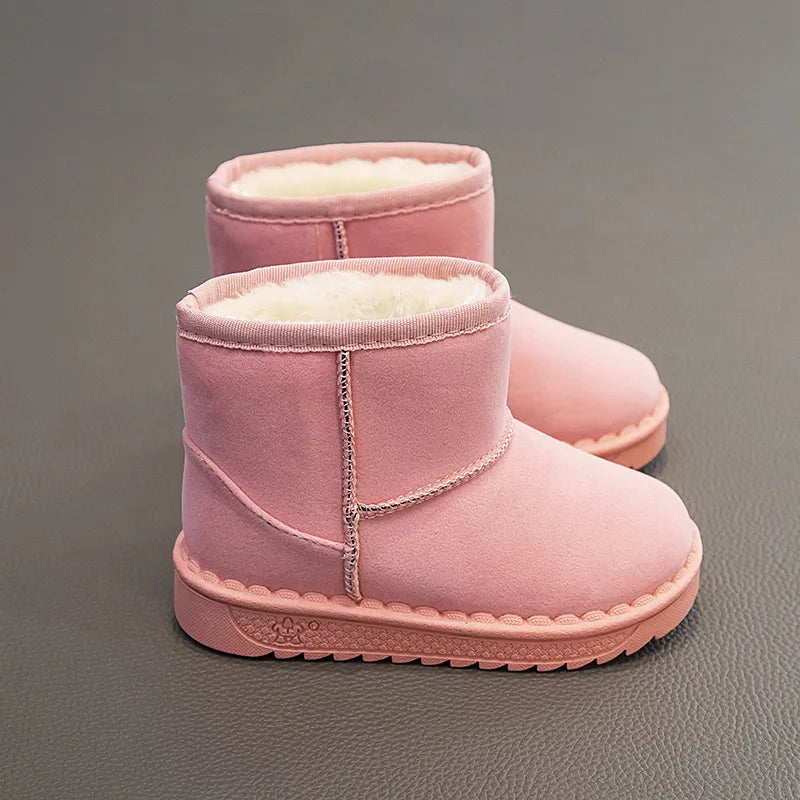 Barn Snuggs Vinter Mjuk Fodring Trendig Design-6