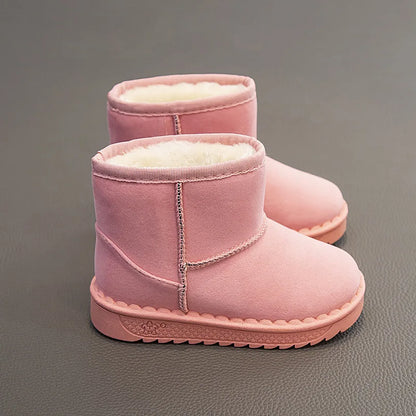 Barn Snuggs Vinter Mjuk Fodring Trendig Design-6