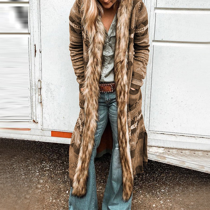 Dam Kappa Modern Polyester Bomull Komfortabel-5